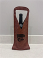 Leather Powercat Wine Bag
