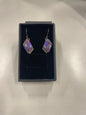 Custom-Made Cow Creek Purple Earrings