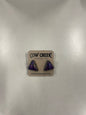 Custom-Made Cow Creek Purple Earrings