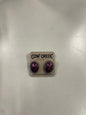Custom-Made Cow Creek Purple Earrings