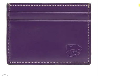 K-State Game Day Leather Card Case