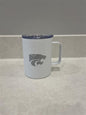 White Powercat Mug w/Magslider Lid