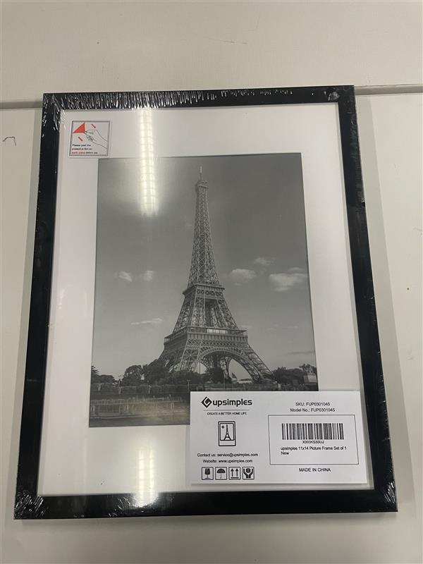 11 x 14 Black Certificate Frame