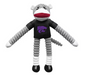 Sock Monkey Pet Toy