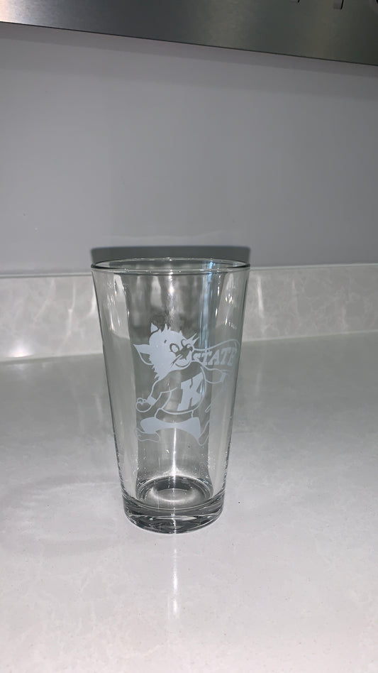 Old Willie Pint Glass