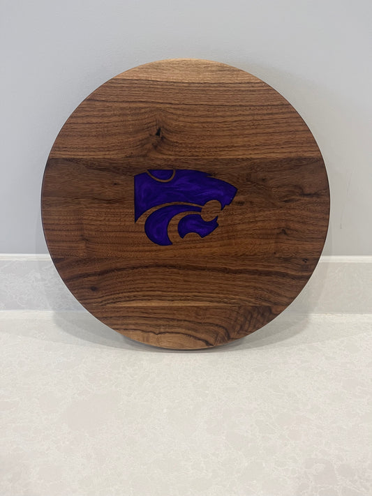 Walnut Powercat Lazy Susan